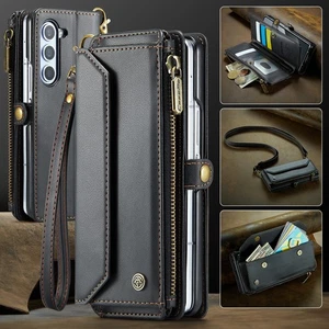 CaseMe-C36 For Samsung Galaxy Z Fold3 4 5 6 7 Luxury Muti Card Wallet Case Cover - Picture 1 of 79