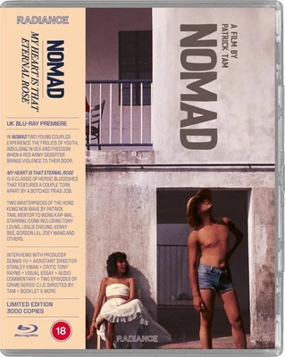 NOMAD (1982) + MY HEART IS THAT ETERNAL ROSE (1989) Radiance Blu-ray w/ OBI band - Image 1 of 3