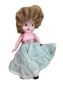 1950er Vintage Knickerbocker Puppe Hartplastik Mädchen 6" Zelluloid verbunden markiert - Bild 1 von 10