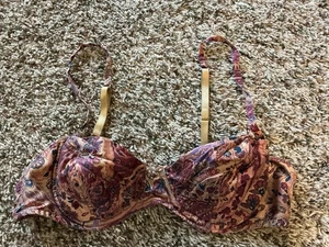 Vintage Victoria Secret BH 36B Gold Label 100% Seide Herbst Design sehr guter Zustand  - Bild 1 von 14