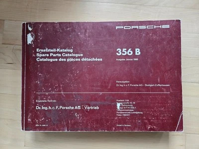 Porsche 356-B 1960-1963 OEM Spare Parts Catalog List Assembly Replacement Number - Image 1 of 4