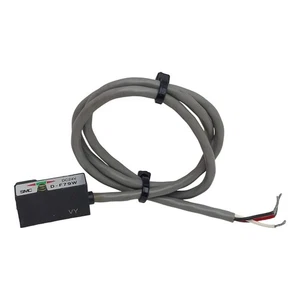 SMC D-F79W Solid-State Auto Switch, NPN, 5/12/24VDC, 40mA, 3-Wire Leads, 0.5m - Picture 1 of 9