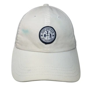 Glen View Club Strapback Baseball Cap White One Size Adjustable American Needle - Picture 1 of 10