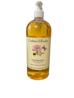 Gel de baño y ducha Crabtree & Evelyn Summer Hill 33,8 OZ nuevo tamaño jumbo Foto 1 de 2