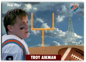 1991 Star Pics Football Troy Aikman UCLA Bruins Card #50 - Picture 1 of 2