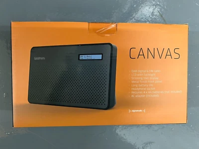 New Goodmans Canvas Dab FM Radio Colour Slate Grey  GMR1886DAB - Image 1 of 4