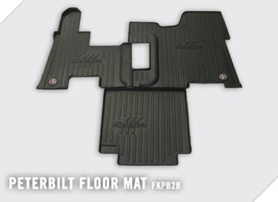 FKPB2B-MIN Minimizer Peterbilt 365 367 384 386 388 389 Heavy Duty Floor Mats Foto 1 de 2