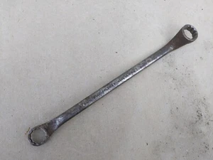 Vintage 1940s PLOMB 8182 MADE IN USA 5/8 x 11/32 offset double box end wrench - Picture 1 of 6