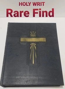 1891 ~ 1950 Antique Bible Family Bible Vintage - Imagen 1 de 24