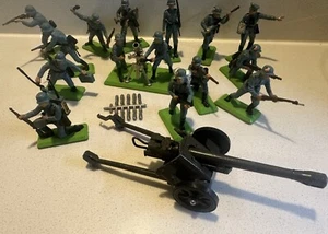 Gran Bretaña Detalle Segunda Guerra Mundial Ejército Alemán Incluye Mortero y PAC 38 - Imagen 1 de 7