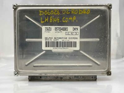 ISUZU RODEO 3.2 AT 2002 ECU ECM módulo de control del motor computadora 8972648803 00-03 Foto 1 de 4