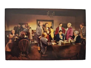 Vintage Postcard Williamsburg Virginia Raleigh Tavern Apollo Room  - Picture 1 of 2