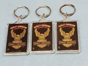 RARE HARLEY DAVIDSON CUSTOM BLEND CIGARETTE'S KEYCHAIN LOT OF 3 BRAND NEW A-4 - Picture 1 of 3