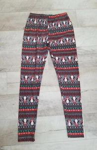 No boundaries Girls Multi-color Penguins Leggings size S/CH (3-5) - Picture 1 of 7