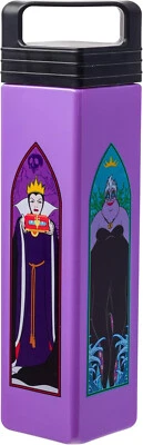 Water Bottle 25 Ounce Disney Villains Evil Queen, Ursula, Maleficent, Cruella - Image 1 of 2