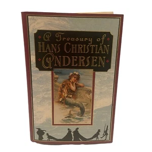 1974 A Treasury Of Hans Christian Anderson Hardcover Book Dust Jacket Fairy Tale - Picture 1 of 8