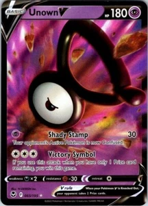 Unown V - 065/195 - Pokemon Silver Tempest Sword & Shield Ultra Rare Card NM - Bild 1 von 2