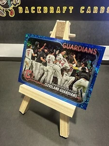 Cleveland Guardians 2024 Topps Serie 2 #439 blau Holofoil/999 - Bild 1 von 2
