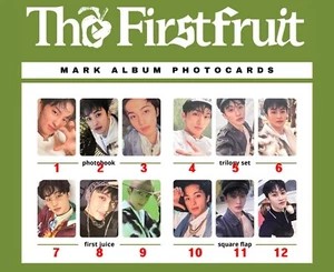 Tarjeta fotográfica genuina NCT MARK THE FIRSTFRUIT First Juice/Trilogy/Square Flap - Imagen 1 de 4