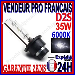 AMPOULE D2S AU XENON 35W HID EN 6000K LAMPE DE RECHANGE POUR FEU PHARE D ORIGINE - Foto 1 di 3
