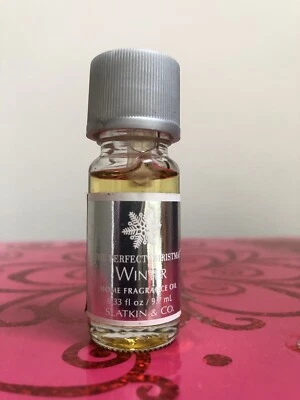 Aceite de fragancia para el hogar Bath & Body Works INVIERNO PERFECTO NAVIDAD 0,33 OZ MUY RARO Foto 1 de 2