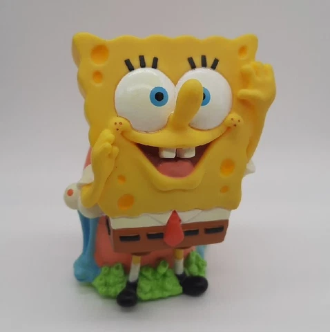 Vtg 2000 Mattel Viacom Nickelodeon Spongebob Squarepants & Gary Talking Figure Cover