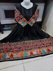 Women Maxi Dress Long Dress Wedding Party Casual Embroidered Frock Afghan Dress