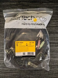 New Star Tech DVI Kvm cables 6ft/1.83m- 4 in 1 usb Dual Link - Picture 1 of 2