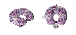 Hello Kitty Friends Sanrio Travel Comfort Neck Pillow Pink Kawaii Cat NEW W Tags - Picture 1 of 5