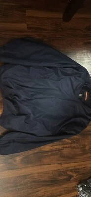 Vintage IZOD Crewneck Windbreaker Navy Blue Men’s XL - Image 1 of 3
