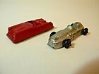 Midgetoy Vintage 1959  Red Corvette And Indy Racer Silver 7 Die Cast Lot