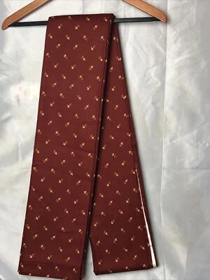 Fabric 110”x52” Screenprint Design By Kenmill Preshrunk Red w/pattern - Image 1 of 4