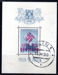 SUDETENLAND-NIKLASDORF  BLOCK 3.Cv.8000 € USED SIGNED - Picture 1 of 1