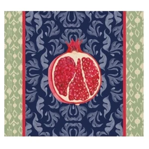 L'Oca Nera - Tovaglietta Rigida Blu 39x35 cm - Melograno D'Oriente - Foto 1 di 5