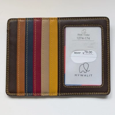 Cartera Deslizante Mywalit Passport Bosco Multicolor 1274-174 Cuero Foto 1 de 4