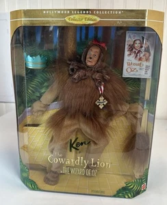 Barbie 1996 Ken Cowardly Lion Wizard of Oz Hollywood Legends Mattel NRFB READ - Picture 1 of 17