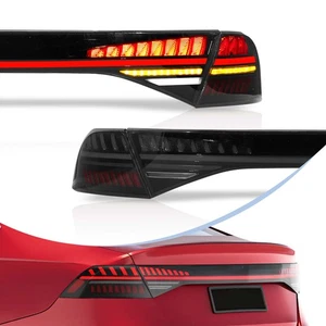 VLAND LED SMOKED Tail Lights For Honda Accord 2023-2024 Rear Lamps W/Animation - Picture 1 of 12
