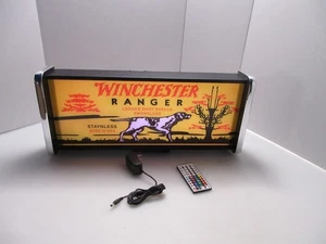 Winchester Ranger LED Display lighted sign lightbox Wall hanging Light - Picture 1 of 5