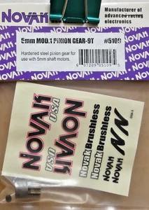 Novak 5109 5MM Mod.1 Pinion Gear 9T NOS - Bild 1 von 1