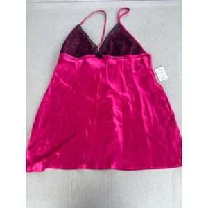 NWT Linea Donatella Lingerie Lace top Hot PInk Barbiecore Bimbocore Girly - Picture 1 of 6