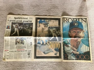 KONVOLUT 3 ROBIN YOUNT MILWAUKEE BRAUER 3000. HIT ZEITUNGEN 1992 SCHÖN! - Bild 1 von 4