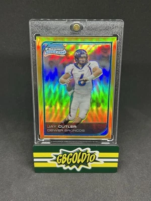 Bowman Chrome Jay Cutler #222 Gold Refractor 2006/50 Rookie RC Foto 1 de 2