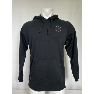 Moletom com capuz Rip Curl preto logotipo gráfico pulôver masculino pequeno - Imagem 1 de 4