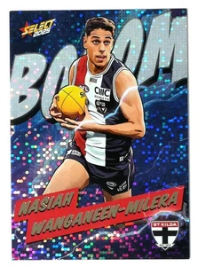 2025 Select AFL Boom Hobby #BMH90 Nasiah Wanganeen-Milera 76/85 ST Kilda - Picture 1 of 3
