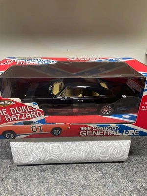 🏁1:18 Ertl 1969 Dukes of Hazzard Dodge Charger Negro General Lee LEER 🏁 Foto 1 de 4