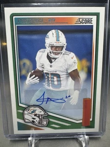 2025 Score Tyreek Hill Auto #106 Miami Dolphins - Picture 1 of 2