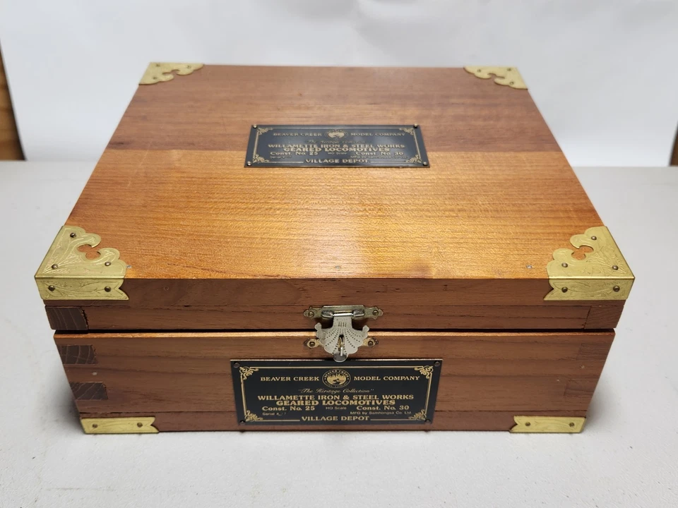 Locomotoras con engranajes Beaver Creek Model Company escala HO en caja de madera. ¡¡HALLAZGO RARO!!! Foto 1 de 4