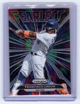 2022 Panini Prizm - Fearless Francisco Lindor #FL-13 - Image 1 of 2