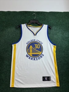 Maglia Uomo Piccola Bianca Golden State Warriors STEPHEN CURRY 30 Swingman Fanatici - Foto 1 di 7