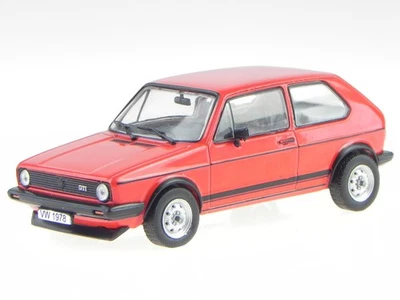 VW Golf Rabbit 1 GTI 1978 rojo diecast modelo de coche en escaparate Altaya 1:43 Foto 1 de 4